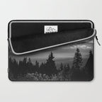 Morning in the Mountains Black and White Laptop Sleeve Gallery Image 2