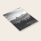 Morning in the Mountains Black and White Notebook Gallery Image 3
