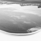 Morning in the Mountains Black and White Bath Mat Gallery Image 3