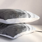 Morning in the Mountains Black and White Pillow Sham Gallery Image 3