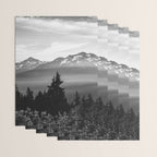 Morning in the Mountains Black and White Wrapping Paper Gallery Image 3