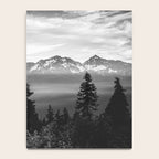 Morning in the Mountains Black and White Notebook Gallery Image 4