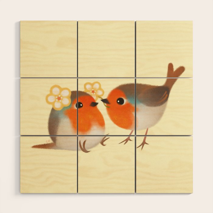Flowers for you Wood Wall Art Gallery Image 1