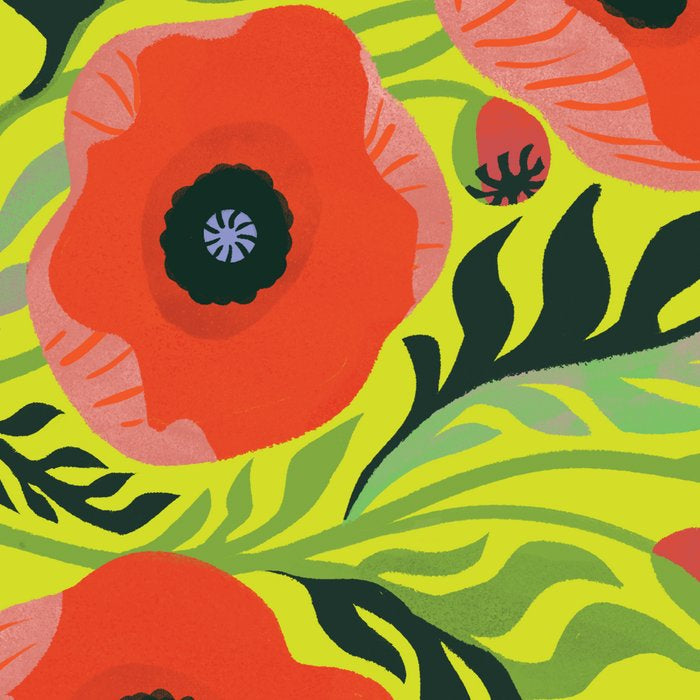 Flower Market Poppies Coffee Mug Gallery Image 2