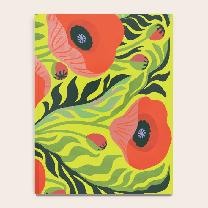 Flower Market Poppies Notebook Gallery Image 4