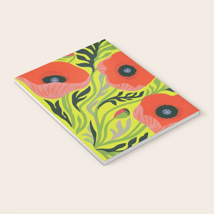 Flower Market Poppies Notebook Gallery Image 3