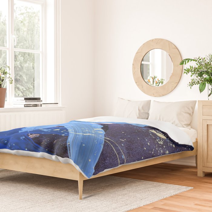 Blue Explosion Duvet Cover Gallery Image 2
