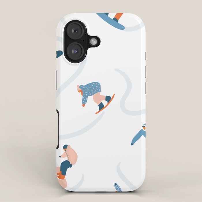 Snowboarding iPhone Case Gallery Image 1