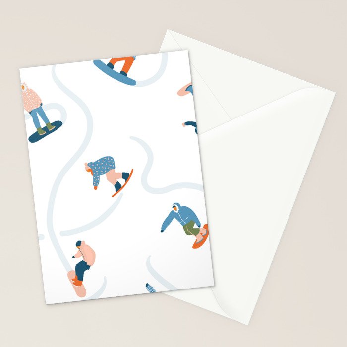 Snowboarding Stationery Card Gallery Image 2