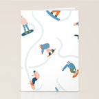 Snowboarding Stationery Card Gallery Image 2