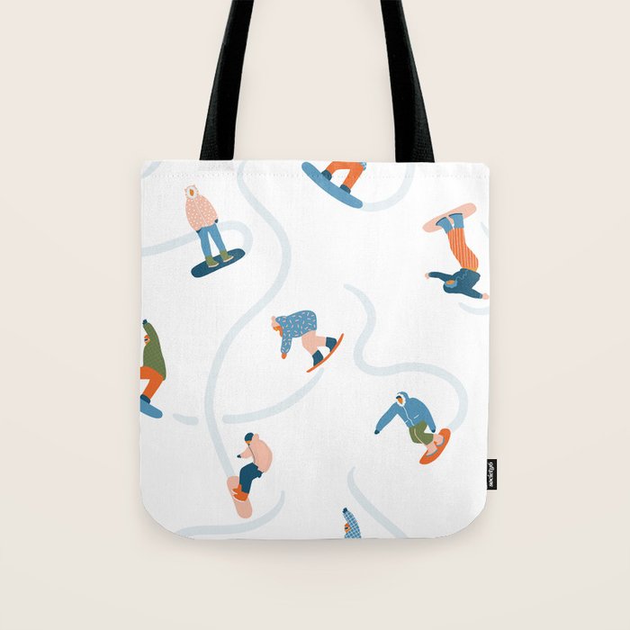 Snowboarding Tote Bag Gallery Image 1