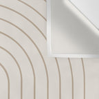 Minimal Arch XI Natural Neutral Modern Geometric Lines Wall Tapestry Gallery Image 3