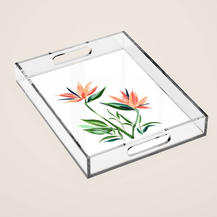 Bird of Paradise Acrylic Tray Gallery Image 1