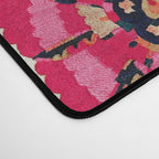 Large Medallion Suzani Bokhara Uzbek Embroidery Print Desk Mat Gallery Image 4