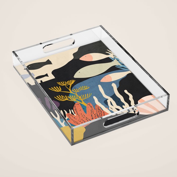 Deep Sea Calm Acrylic Tray Gallery Image 1