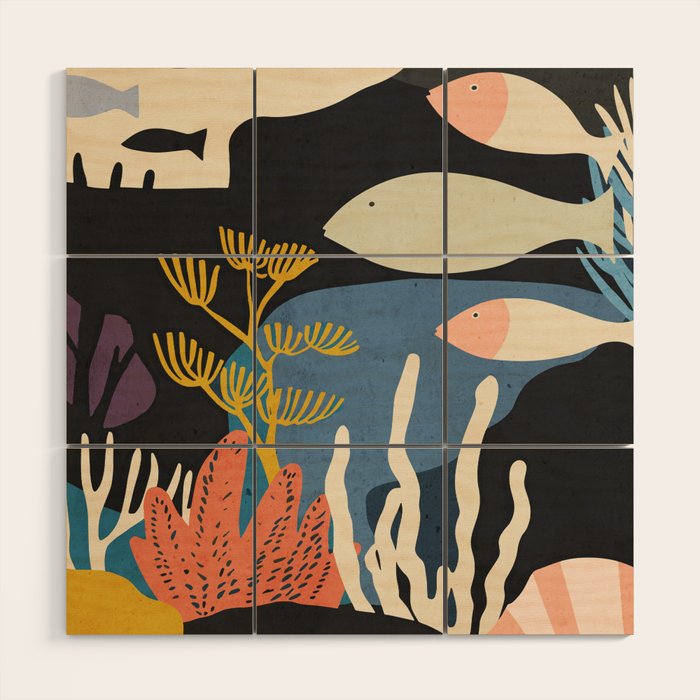 Deep Sea Calm Wood Wall Art Gallery Image 1