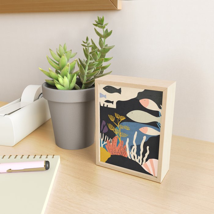 Deep Sea Calm Mini Art Print Gallery Image 2