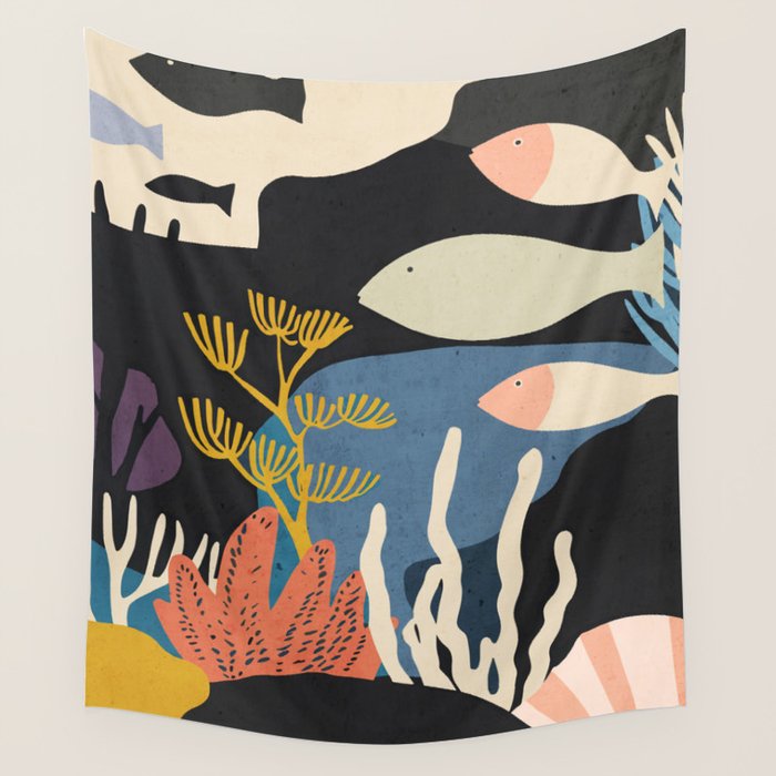 Deep Sea Calm Wall Tapestry Gallery Image 4