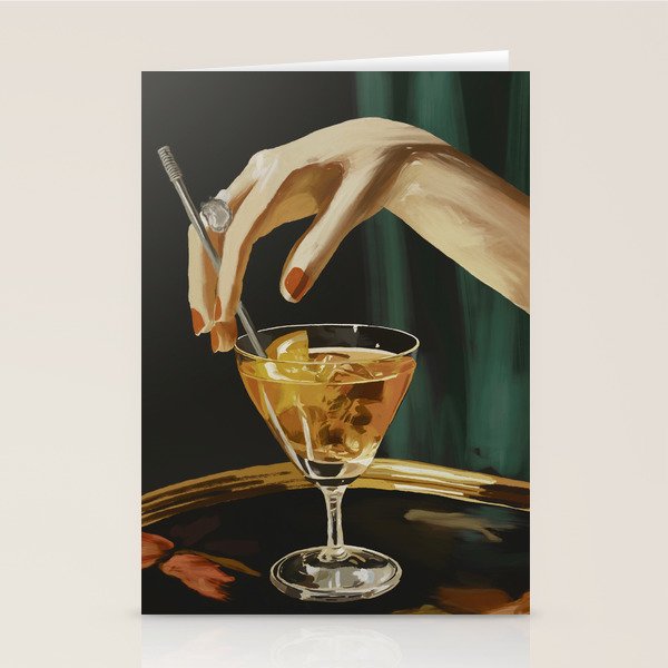 Cocktail 3 Stationery Card Gallery Image 2