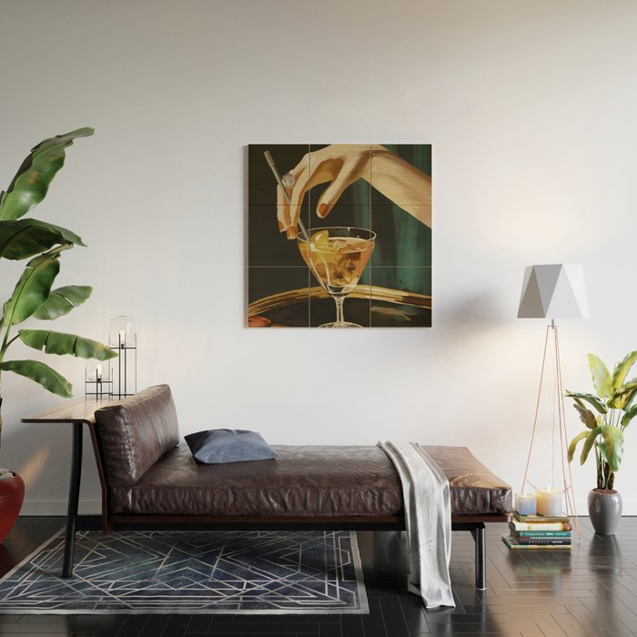 Cocktail 3 Wood Wall Art Gallery Image 2