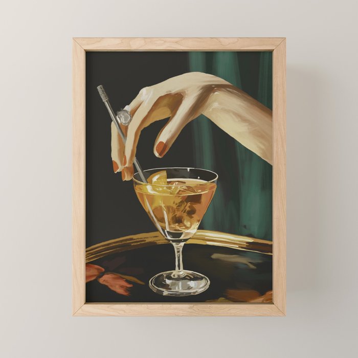 Cocktail 3 Mini Art Print Gallery Image 1