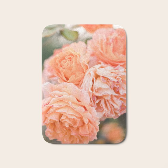 Coral Roses | Ostuni botanical garden photography | Puglia Italy Bath Mat Gallery Image 1
