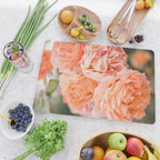 Coral Roses | Ostuni botanical garden photography | Puglia Italy Cutting Board Gallery Image 2