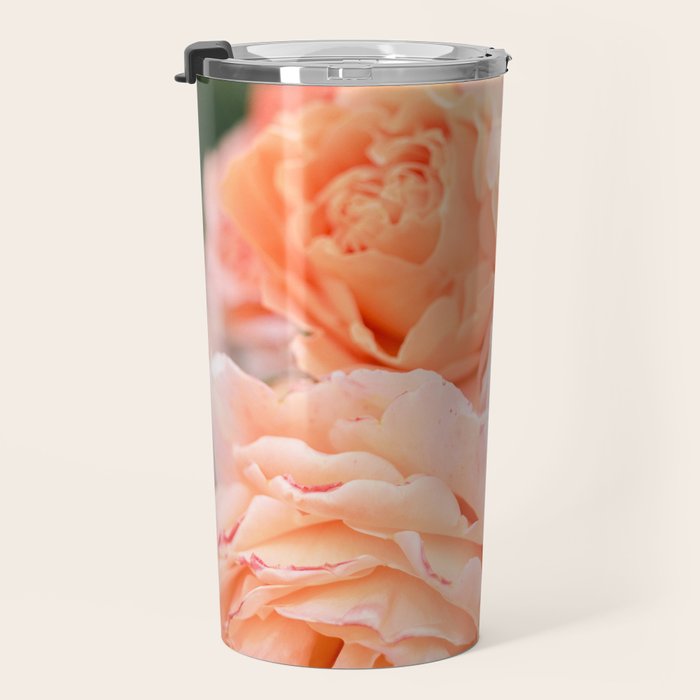 Coral Roses | Ostuni botanical garden photography | Puglia Italy Travel Mug Gallery Image 3