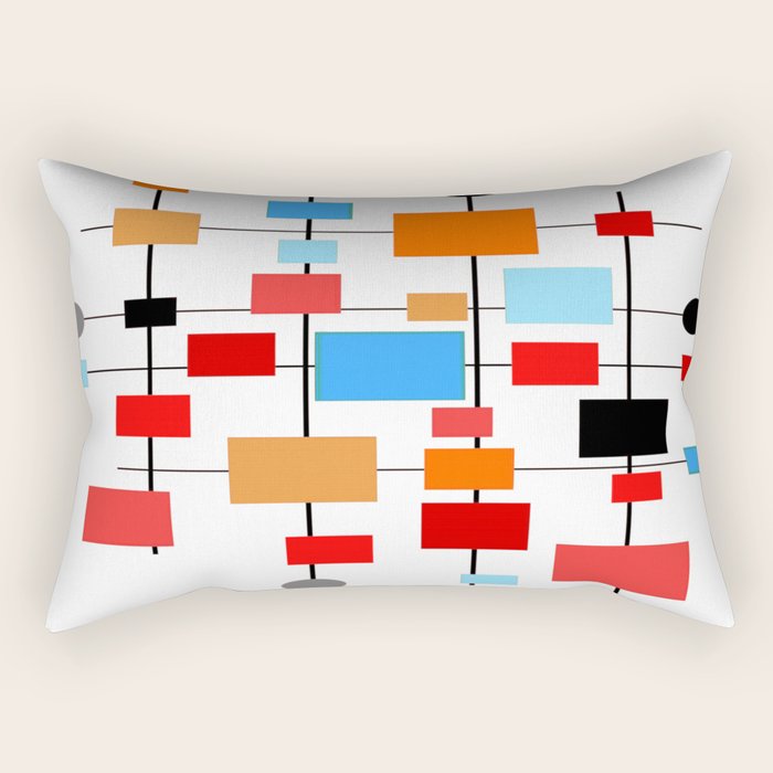 Mid-Century Modern Art 1.3.3 Rectangular Pillow Gallery Image 2