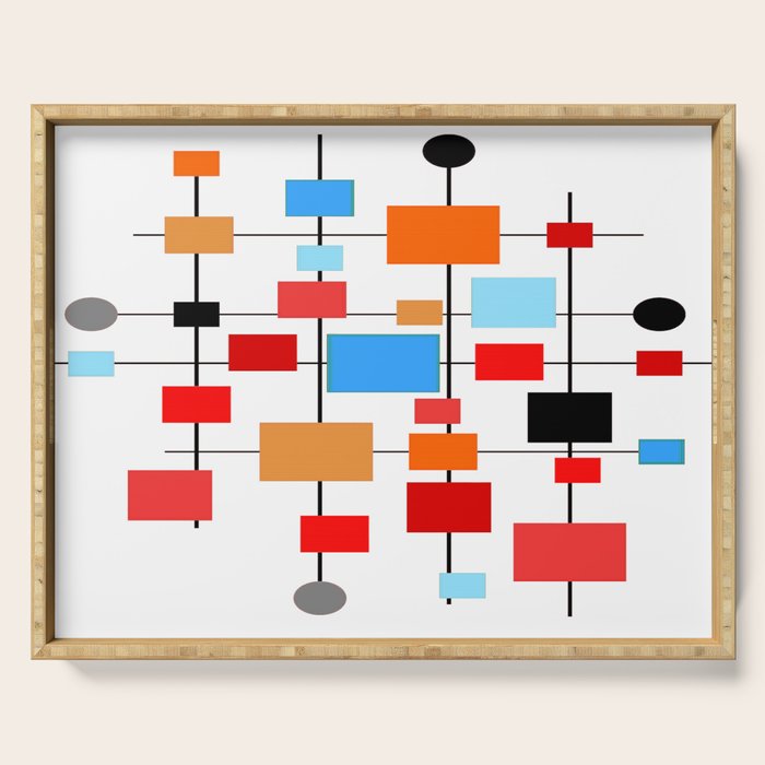 Mid-Century Modern Art 1.3.3 Serving Tray Gallery Image 1