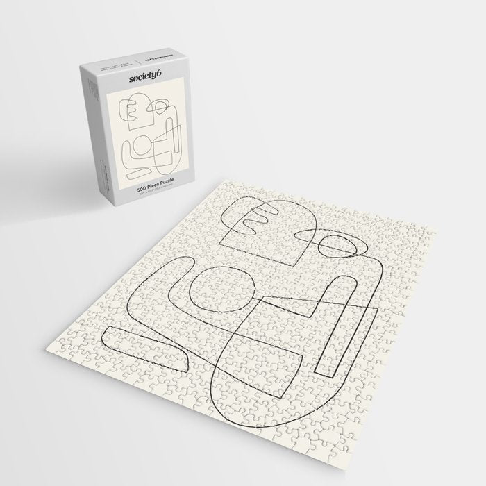 Minimal Abstract Shapes 02 Jigsaw Puzzle Gallery Image 2