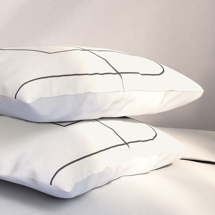 Minimal Abstract Shapes 02 Pillow Sham Gallery Image 3