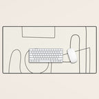 Minimal Abstract Shapes 02 Desk Mat Gallery Image 1