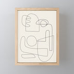 Minimal Abstract Shapes 02 Mini Art Print Gallery Image 1