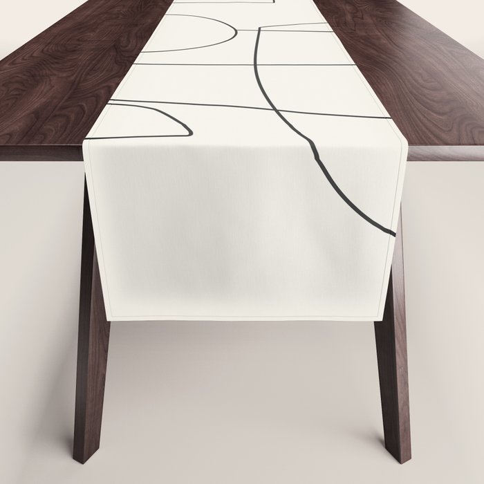Minimal Abstract Shapes 02 Table Runner Gallery Image 1