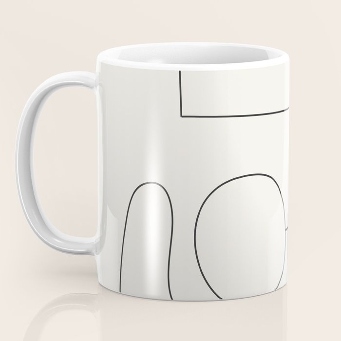 Minimal Abstract Shapes 02 Coffee Mug Gallery Image 3