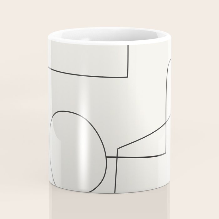 Minimal Abstract Shapes 02 Coffee Mug Gallery Image 4