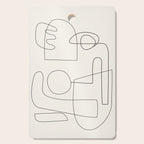 Minimal Abstract Shapes 02 Cutting Board Gallery Image 1
