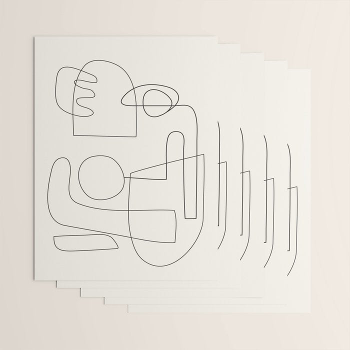 Minimal Abstract Shapes 02 Wrapping Paper Gallery Image 3