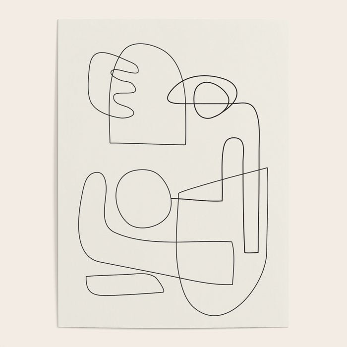 Minimal Abstract Shapes 02 Poster Gallery Image 1