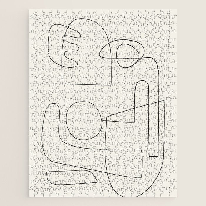 Minimal Abstract Shapes 02 Jigsaw Puzzle Gallery Image 1