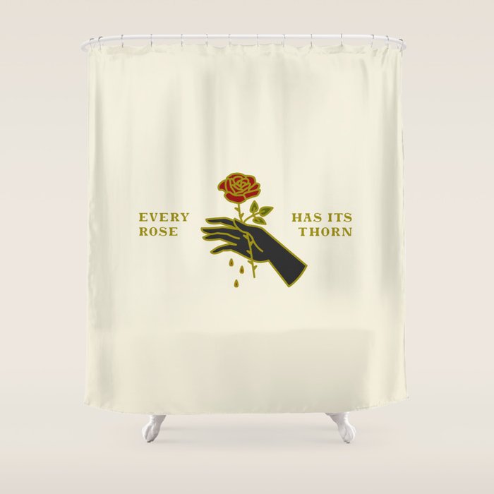 Every Rose Has Its Thorn Shower Curtain Gallery Image 1