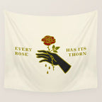 Every Rose Has Its Thorn Wall Tapestry Gallery Image 4