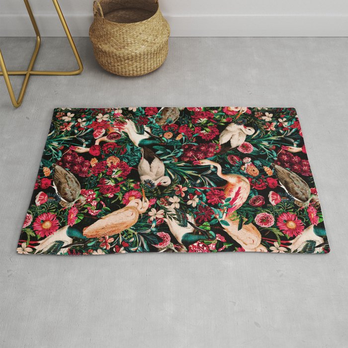Long Leggend Birds II Rug Gallery Image 1