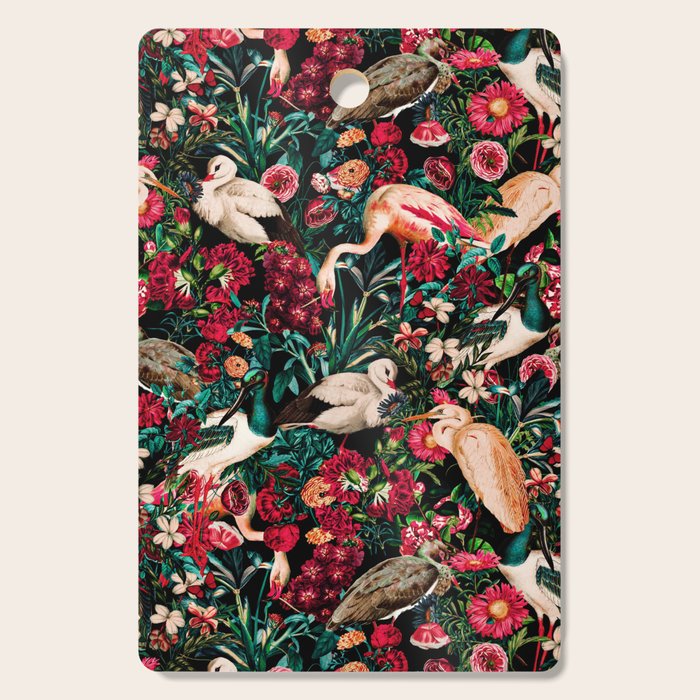 Long Leggend Birds II Cutting Board Gallery Image 1
