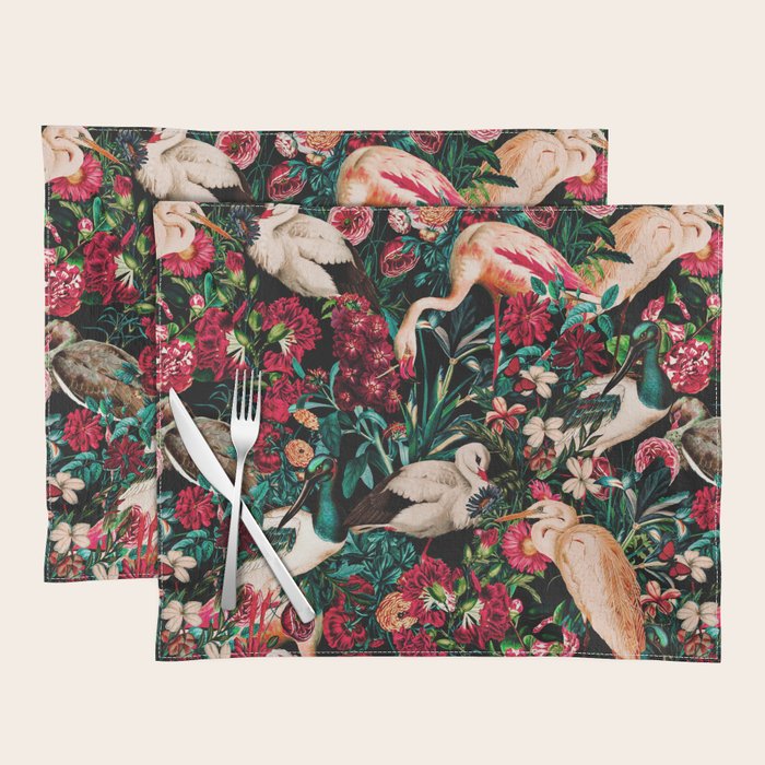 Long Leggend Birds II Placemat Gallery Image 1