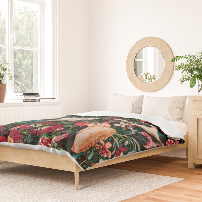 Long Leggend Birds II Duvet Cover Gallery Image 2