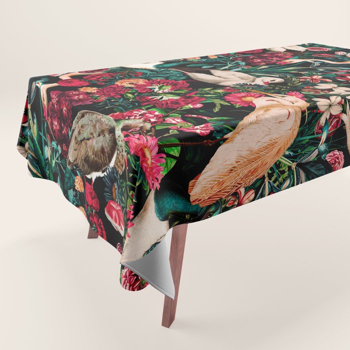 Long Leggend Birds II Tablecloth Gallery Image 1
