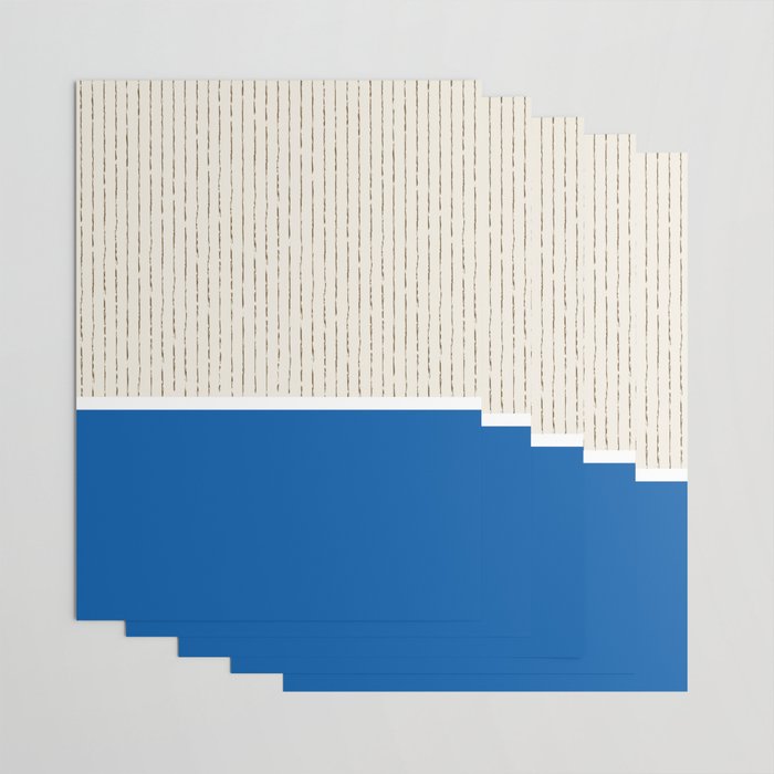 Sand Blue Wrapping Paper Gallery Image 3