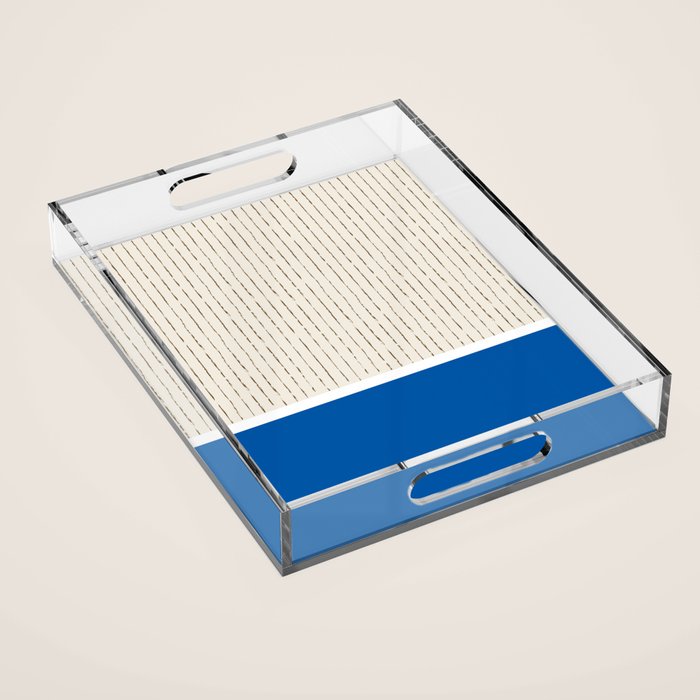 Sand Blue Acrylic Tray Gallery Image 1